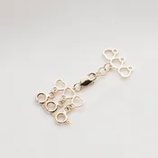 14K Solid Gold Necklace Detangler