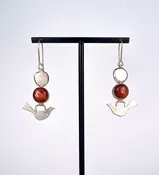 Bird Drop Earrings — The Jeweler's Workbench