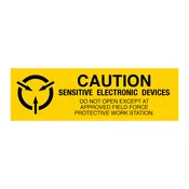 0.625″ (5/8″) x 2″ Caution Sensitive Electronic Devices Label