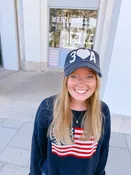 30A Heart Hat - Navy (exclusive)