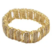 10K Gold Diamond Bracelet| 6.00 CT TDW| 27.3 Grams| Length 7″ – B10916