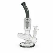 12" GlassWave Dual Diffusion Waterpipe