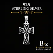 925 Sterling Silver Celtic Cross Pendant