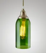 Bottle Pendant, Green Wine
