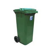 120 Litre Wheelie Bin Dark Green W468 x D550 x H940mm
