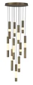 11-Light 20" Integrated LED Multi Drop Chandelier