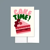 Cake Time Birthday Card