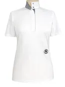 Bit By Bit Ladies Talent Yarn Straight Collar Short Sleeve Show Shirt