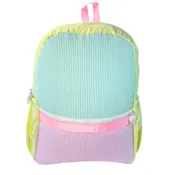 1989 Seersucker Medium Backpack w/ Pocket