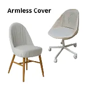"Armless Chair Cover"