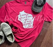 Bear Twin Novelties - Home is Where You  Eat  Cheese Curds Tee