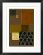 Framed Art Abstract in Brown I by Lucie Chis 19 3/4 x 15 3/4