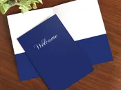 Classic Script 6x9 Welcome Folder