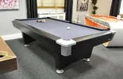 7 Ft Black Wolf Pool Table - Floor Model