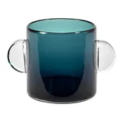 BLUE GLASS CYLINDER
