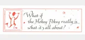 Bookmark 25-Pack・ Hokey Pokey (BKA62C)