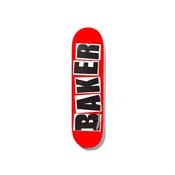 Baker Brand Logo Deck 8.475 Black Red