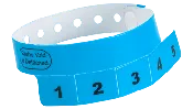 Cash Tag - 5 Tab Vinyl Wristbands