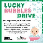 Donation for baby laundry detergent