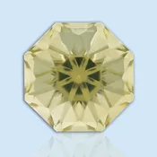 11cts Octagonal Yellow Citrine