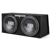 MTX Terminator Dual 12" Subwoofers, Loaded Enclosure, 1200W Max, 400W RMS |