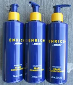 *Lot Of 3!* Enrich By Gillette Nourishing Beard Conditioner 7.3 oz &amp;amp; Beard Oil