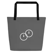 All-Over Print Large Tote Bag — Double Midnight Comics