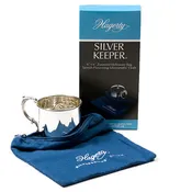 6 x 6 Zippered Silver Bag