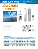 Puremint- Solar Pump 262 ft with 24VDC 1x300W Solar Panel Combo