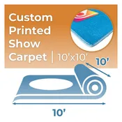 10'x10' Custom Printed Show Carpet