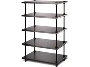 Salamander Archetype 5.0 - 5-Shelf Audio Rack- Black