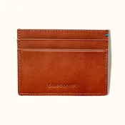 BlueBonnet Card Wallet (Tan) — Blue Thread