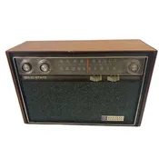 1960's General Electric GE Solid State AM/FM radio T1284H FOR PARTS ONLY