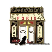 Enamel Pin - Paris Cafe Brasserie Restaurant | Lilly Baik