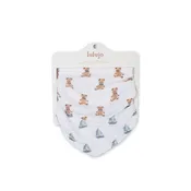 2-pack Bandana Bibs - Vintage Bears/Sailboats