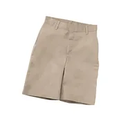 Boys Flat Front Shorts w/Logo – 5R-14R & Slim (Khaki)