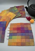 Hearty Hemp Double Rainbow Hot Pads