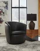 Cistern Midnight Accent Swivel Chair