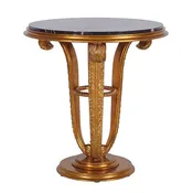 Aphrodite Side Table - Black/Gold