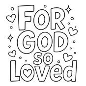 John 3:16 Coloring Card – Interactive Bible Craft for Kids | Memory Cross - 12/Pk
