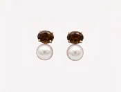 Topaz Button Studs — Jill Andrews Gowns