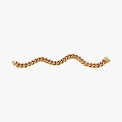 10KT Yellow Gold 4.50CTW Earth Mined Diamond Cuban Link Bracelet