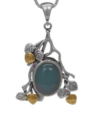 Aspen Pendant with Stone