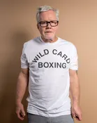 Wild Card Boxing Old School Logo Shirt - White/Black