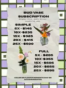 Bud Vase Subscription - Seattle — Bloom Brats Botanical