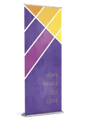 Abstract Candles <br>Advent Banner