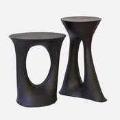 Pair of Kreten Side Tables - Black