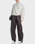 ALC Silk High Neck Top