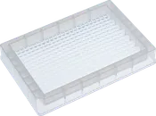 384 Indents, 100mL Single Well Low Height Reservoir, Natural, 5 Plates/Pack, 10 Packs/Case