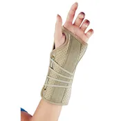 22-151LGBEG Suede Finish Wrist Brace Left